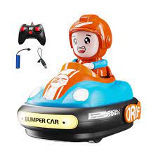 Remote Control Car for Boys and Girls, RC Bumper Car Toys with Light and Music, Rivals Battle Set for 2 Players
